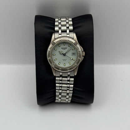 Sekonda Ladies Quartz Watch Date Dial Silver Tone Bracelet Working 28mm