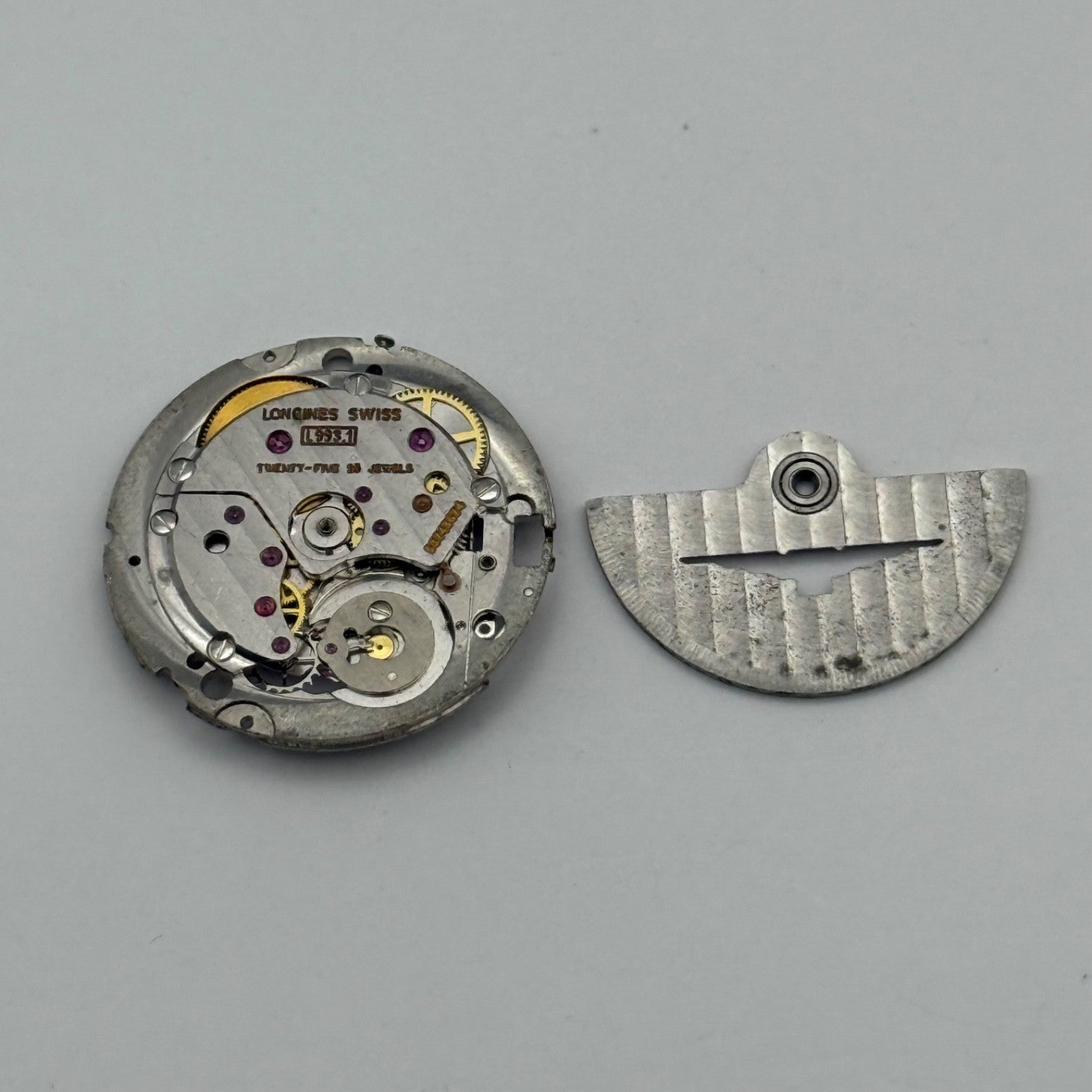 Longines L993.1 Watch Movement Automatic  15 Jewels Swiss Vintage Parts 25.9mm