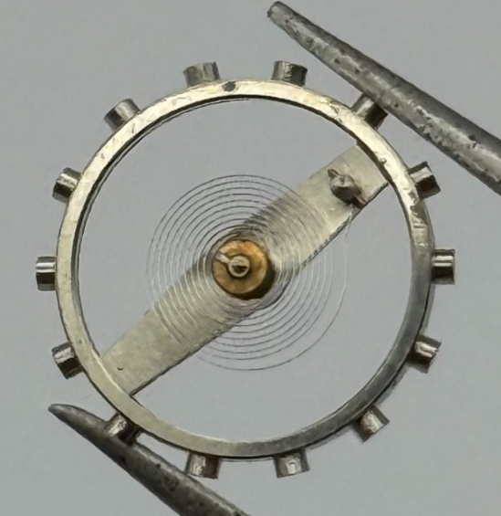 EB 1197 Balance Wheel Complete And Spring 10 1/2’’’ 103 M Watch Movement Parts