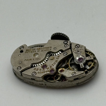 12.9mm Vintage ABRA Art Deco Manual Wind Watch Movement PARTS REPAIR