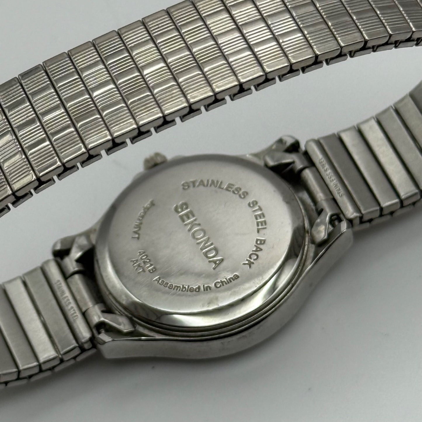 Sekonda Ladies Watch Quartz 4021B Japan Mvt Steel Expandable Working 25mm