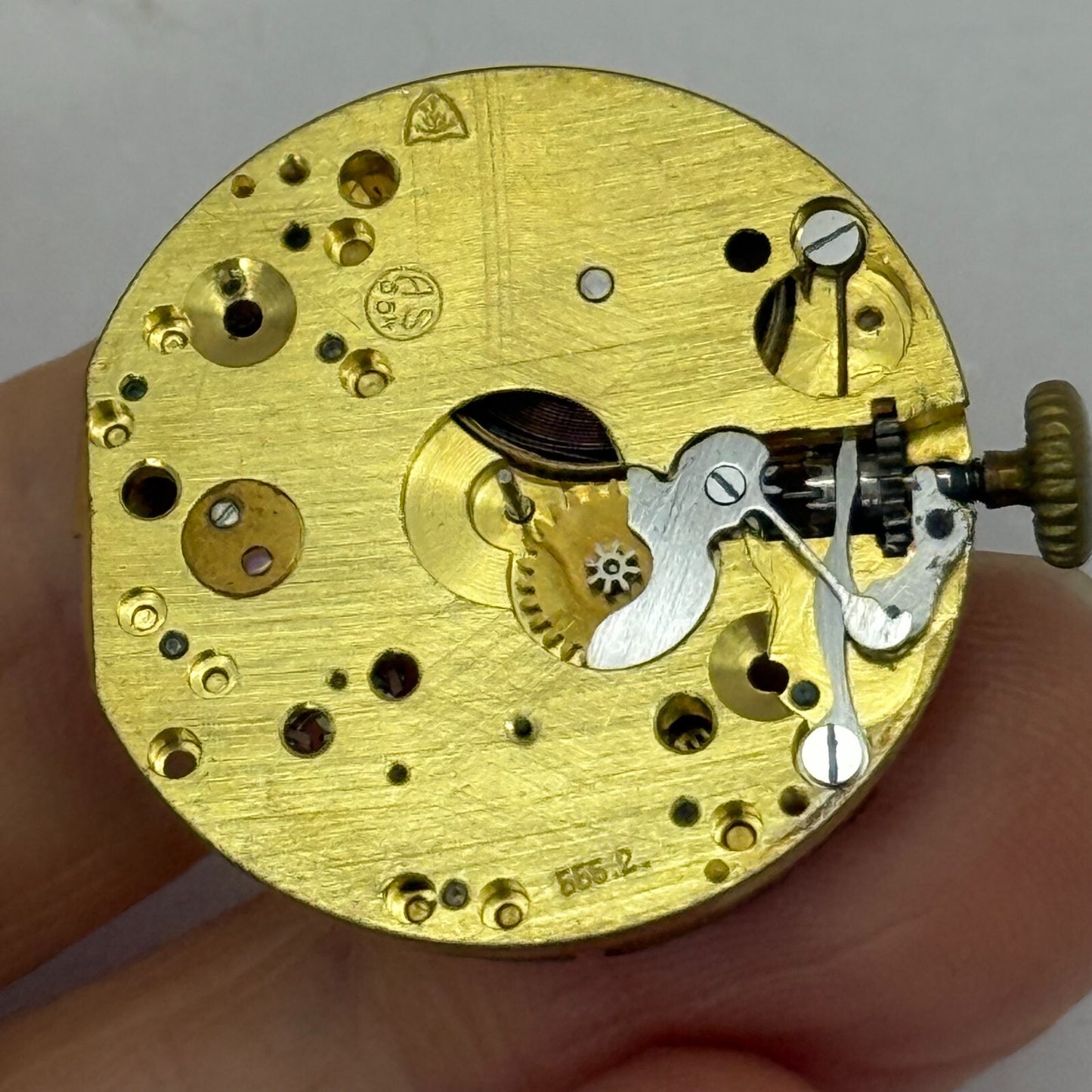26mm Vintage AS 554 Trench Swiss Manual Wind Watch Movement PARTS REPAIR