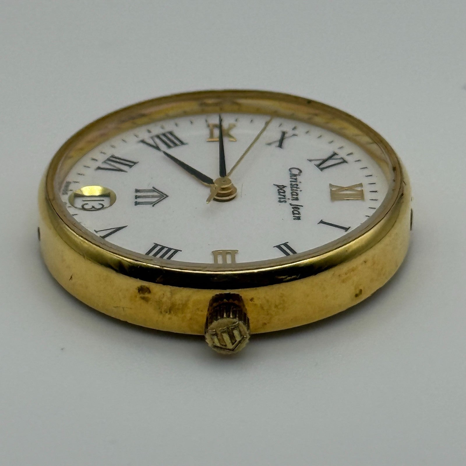 Christian Jean Paris Michelangelo Ladies Quartz Watch Date Swiss 26mm To REPAIR