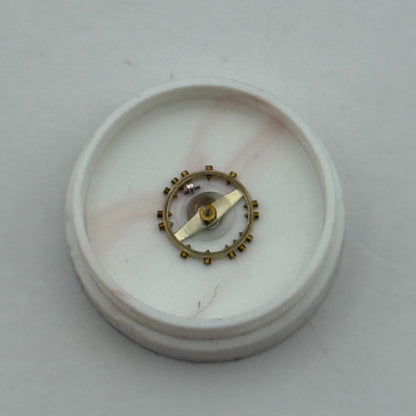 FHF 159 Balance Wheel Complete And Spring 3-10''' 190 M Watch Movement Parts NOS