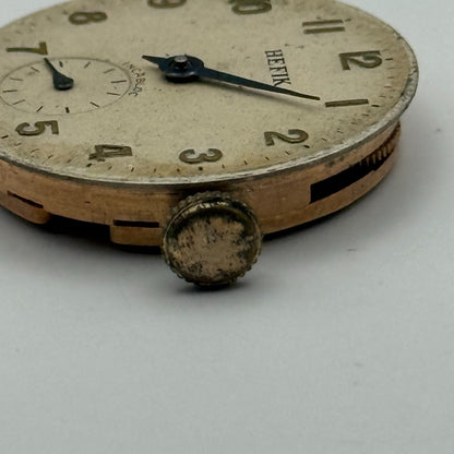 FHF 70 Watch Movement Hefik Running Manual Wind Vintage Parts Repair 23.5mm