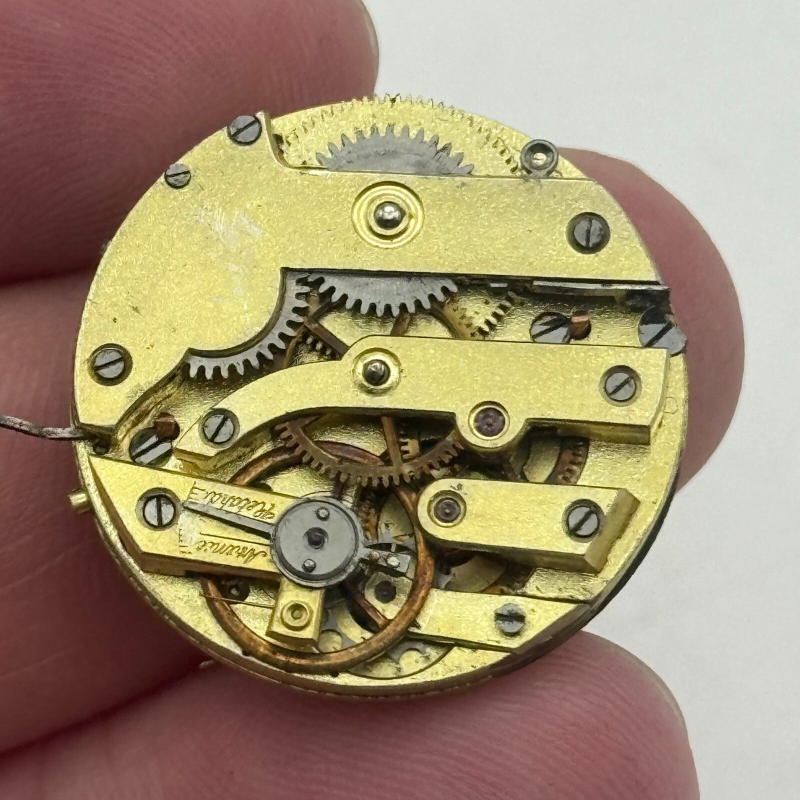 24.9mm Unidentified High Grade Manual Wind Watch Movement Vintage PARTS SPARES