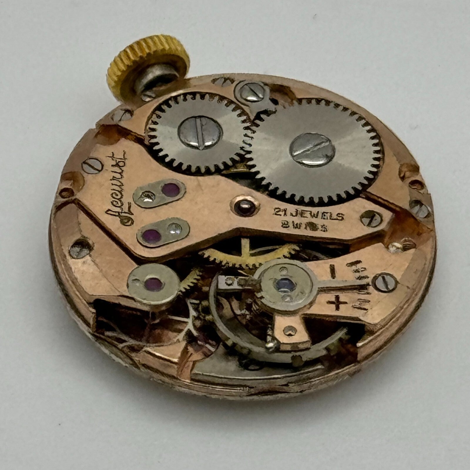 19.7mm Accurist AS A Schild 1156 Manual Wind 21 Jewel Watch Movement PARTS SPARE