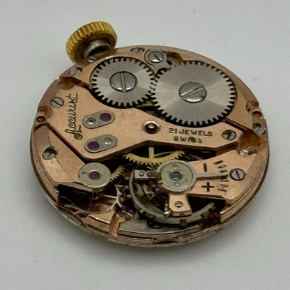 19.7mm Accurist AS A Schild 1156 Manual Wind 21 Jewel Watch Movement PARTS SPARE