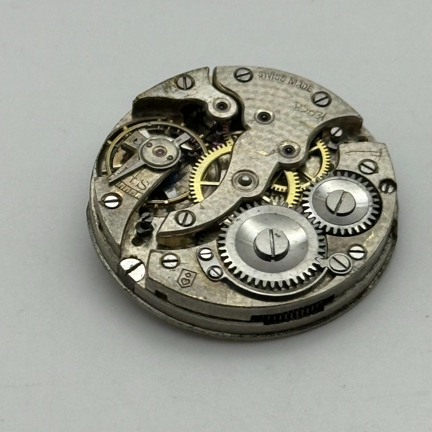 25mm Steiger HP Unidentified Manual Wind Swiss Watch Movement Vintage PARTS