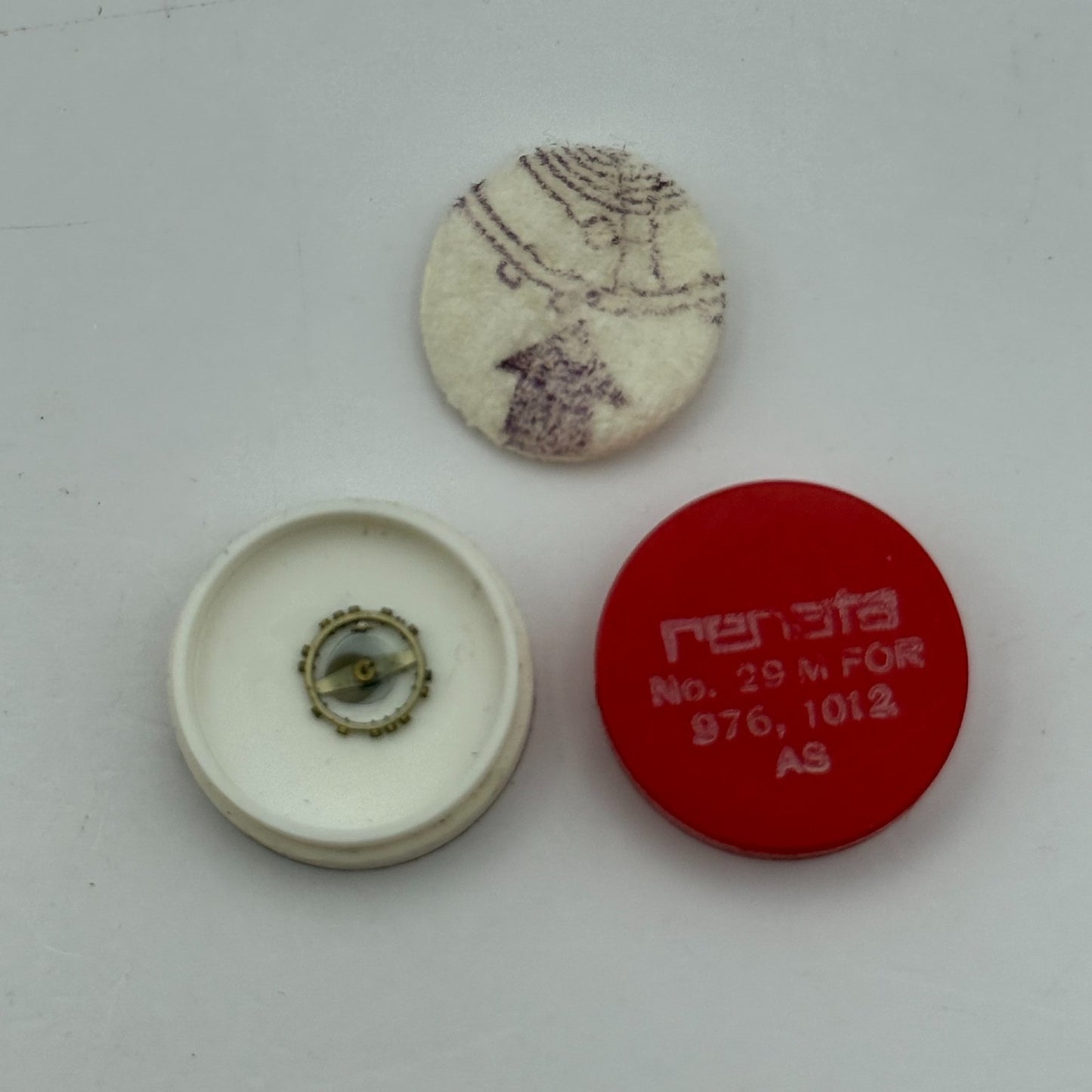 AS 976 1012 Balance Wheel Complete And Spring  29 M Watch Movement Parts NOS