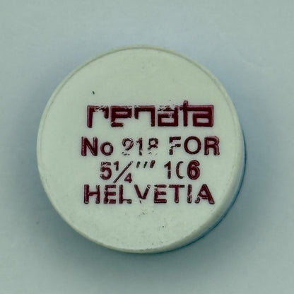 Helvetia 106 Balance Complete 5 1/4''' Renata 218 Watch Movement Parts NOS