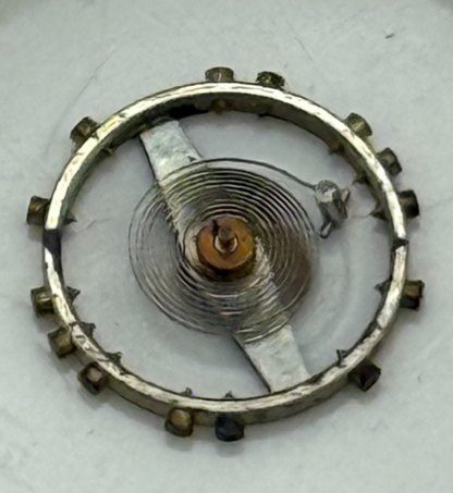 FEF 270 Balance Wheel Complete And Spring  5¼’’’ 173 M Watch Movement Parts NOS