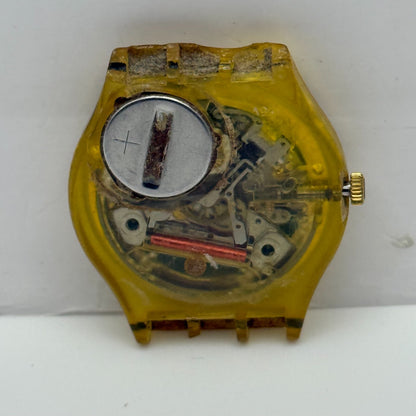 33mm Vintage 1992 Swatch GK707 Day Date Watch UNTESTED PARTS REPAIR