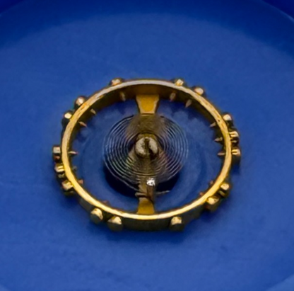 Omega 11.5 R Balance Wheel Complete And Spring 530 Watch Movement Parts NOS 