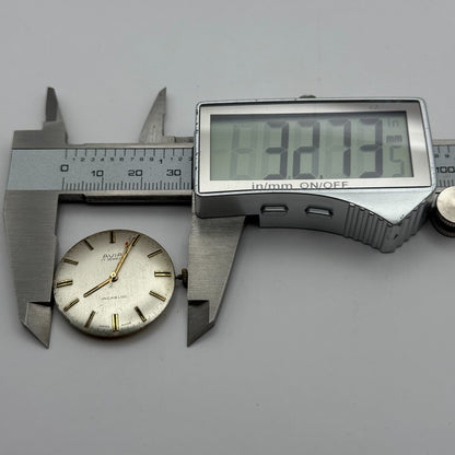 FHF ST 96 Pointer Watch Movement Running Avia Manual Wind Vintage Parts 25.9mm