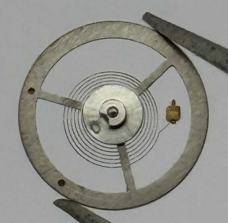 BFG 917 Balance Wheel Complete And Spring  10½’’’  1262 Watch Movement Parts NOS