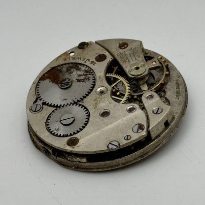 43mm Unidentified 15 Jewels Swiss Vintage Pocket Watch Movement PARTS SPARES