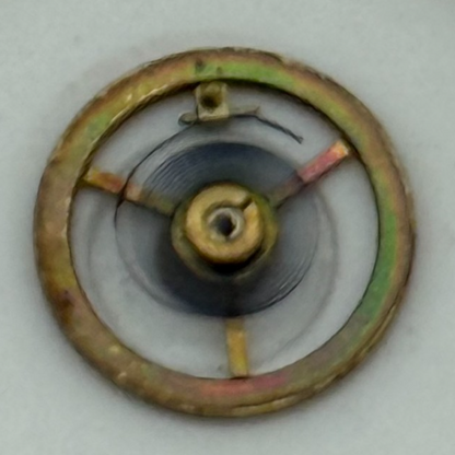 Felsa 90 Balance Wheel Complete And Spring 5¼’’’ Renata Watch Movement Parts 