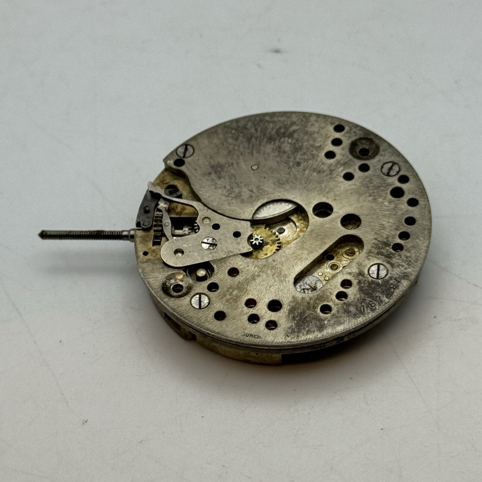 42.7mm Manual Wind Buren Watch Co Higher Grade Pocket Watch Movement FOR PARTS