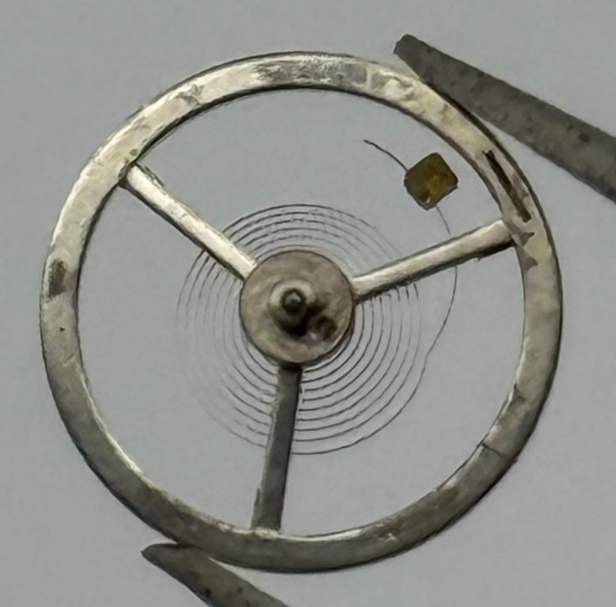 Ebosa 65 Balance Wheel Complete And Spring  12½’’’ 942 Watch Movement Parts 