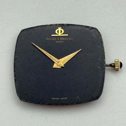 23.6mm Running Vintage Baume & Mercier 1050 Manual Wind Watch Movement PARTS