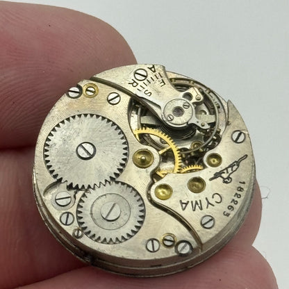 23.6mm Cyma Ref . 030 Sub Seconds Trench Watch Movement Vintage Swiss PARTS