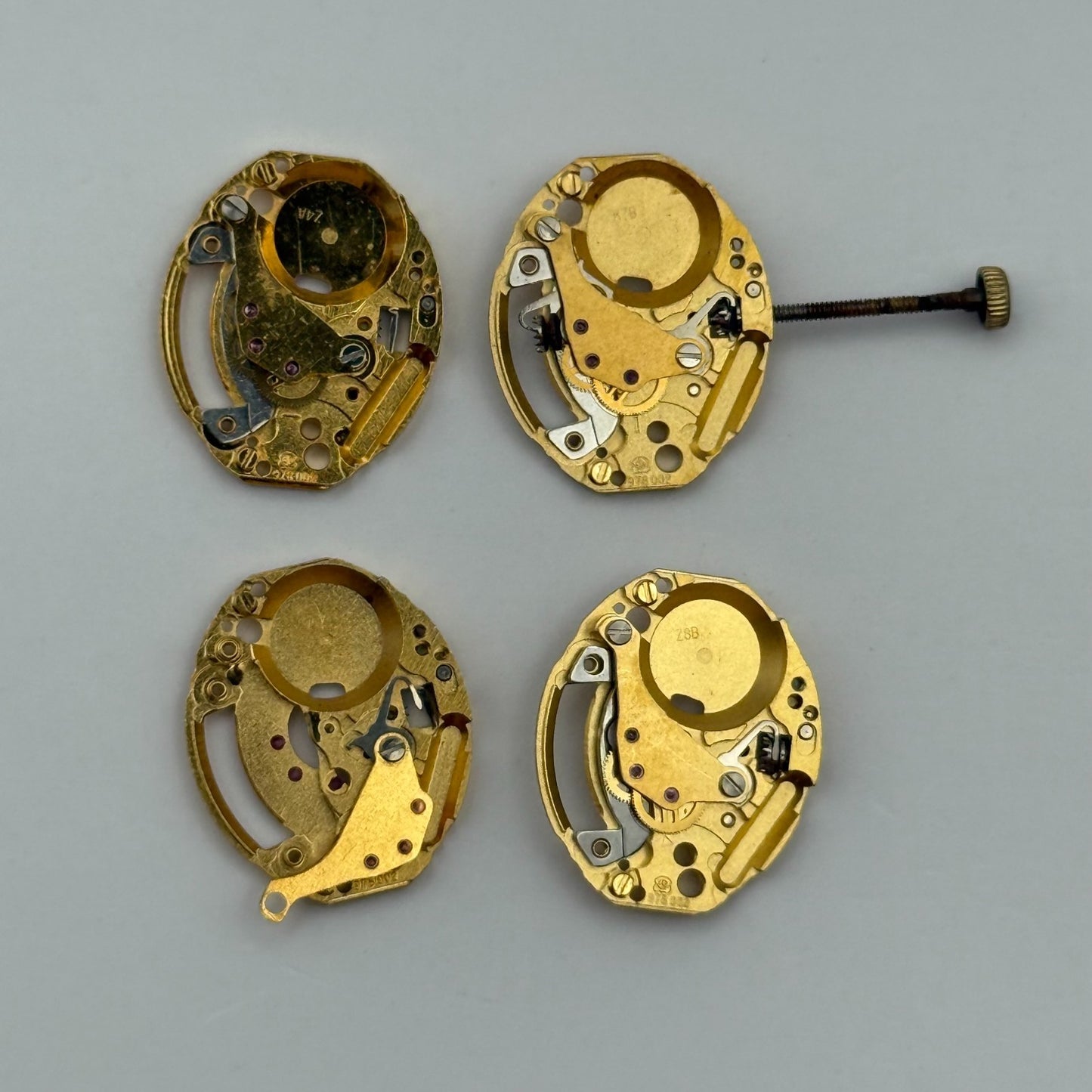ETA ESA 978.002 x4 Quartz Watch Movement Incomplete Swiss Ladies Parts Repair