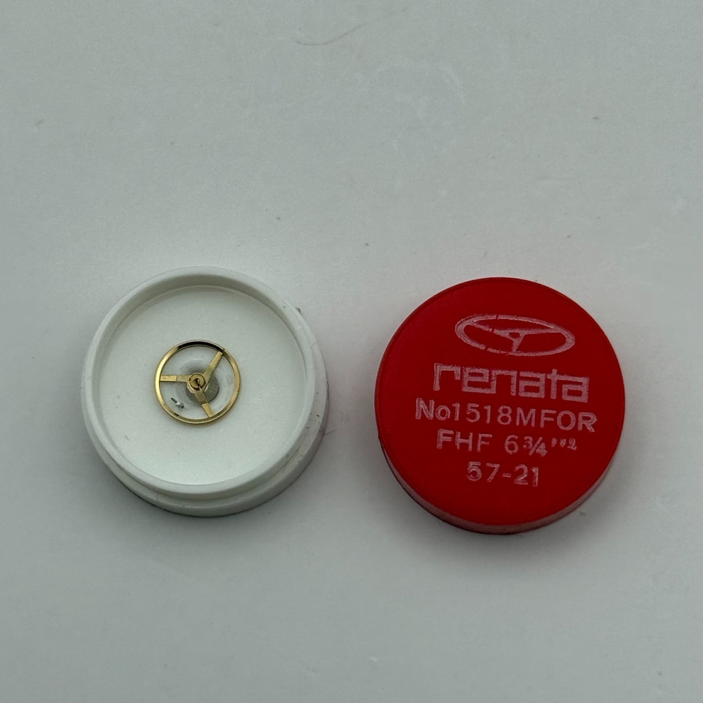 FHF 57-21 Balance Wheel Complete And Spring 6¾’’’ 1518 M Watch Movement Parts