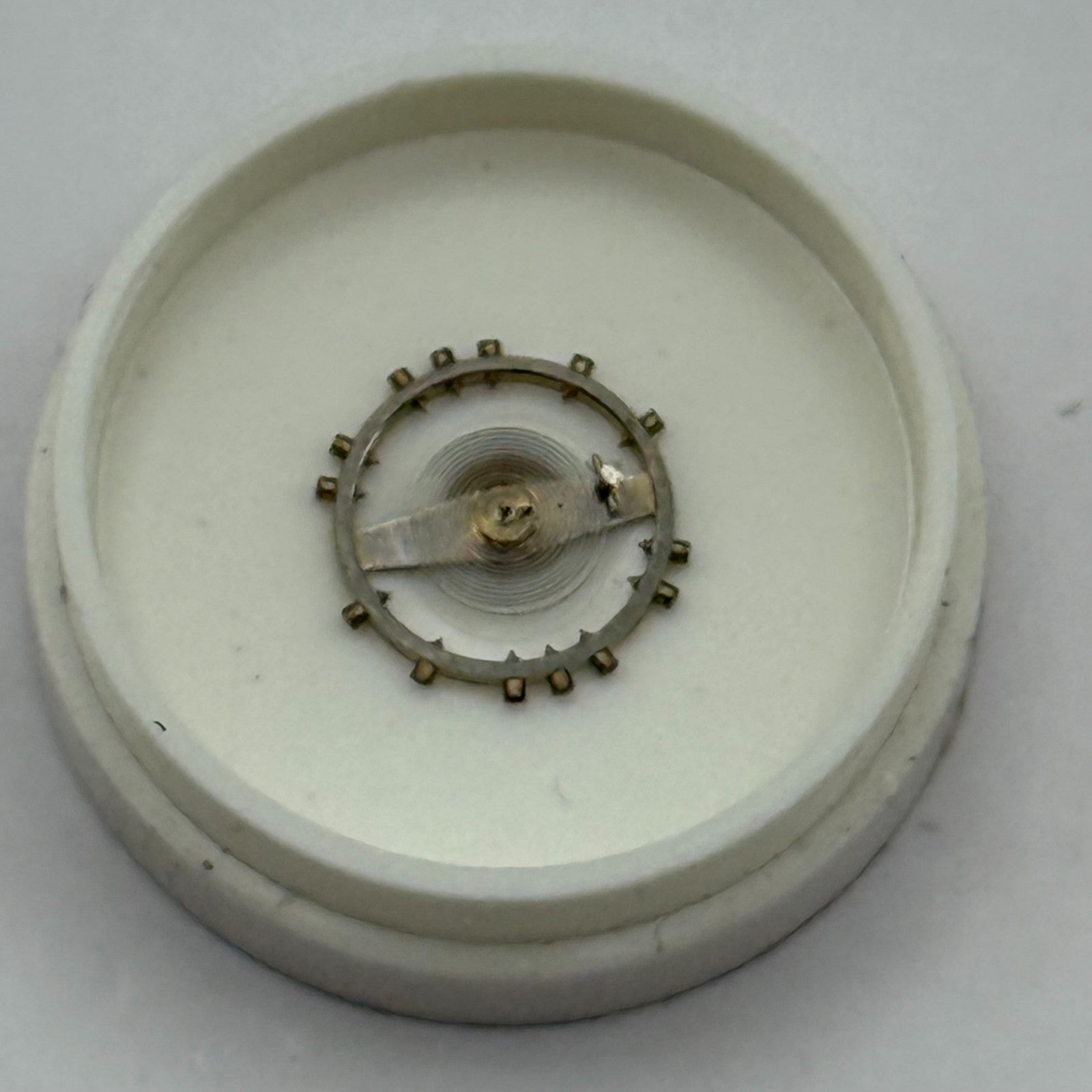 Felsa 4020 4022 Balance Wheel Complete And Spring 1049 M Watch Movement Parts 