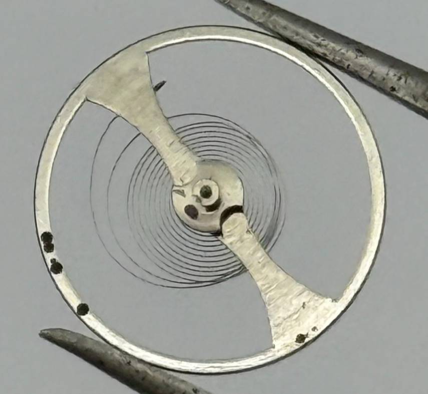 Oris 650 654Balance Wheel Complete And Spring 11½’’’ 1513 M Watch Movement Parts