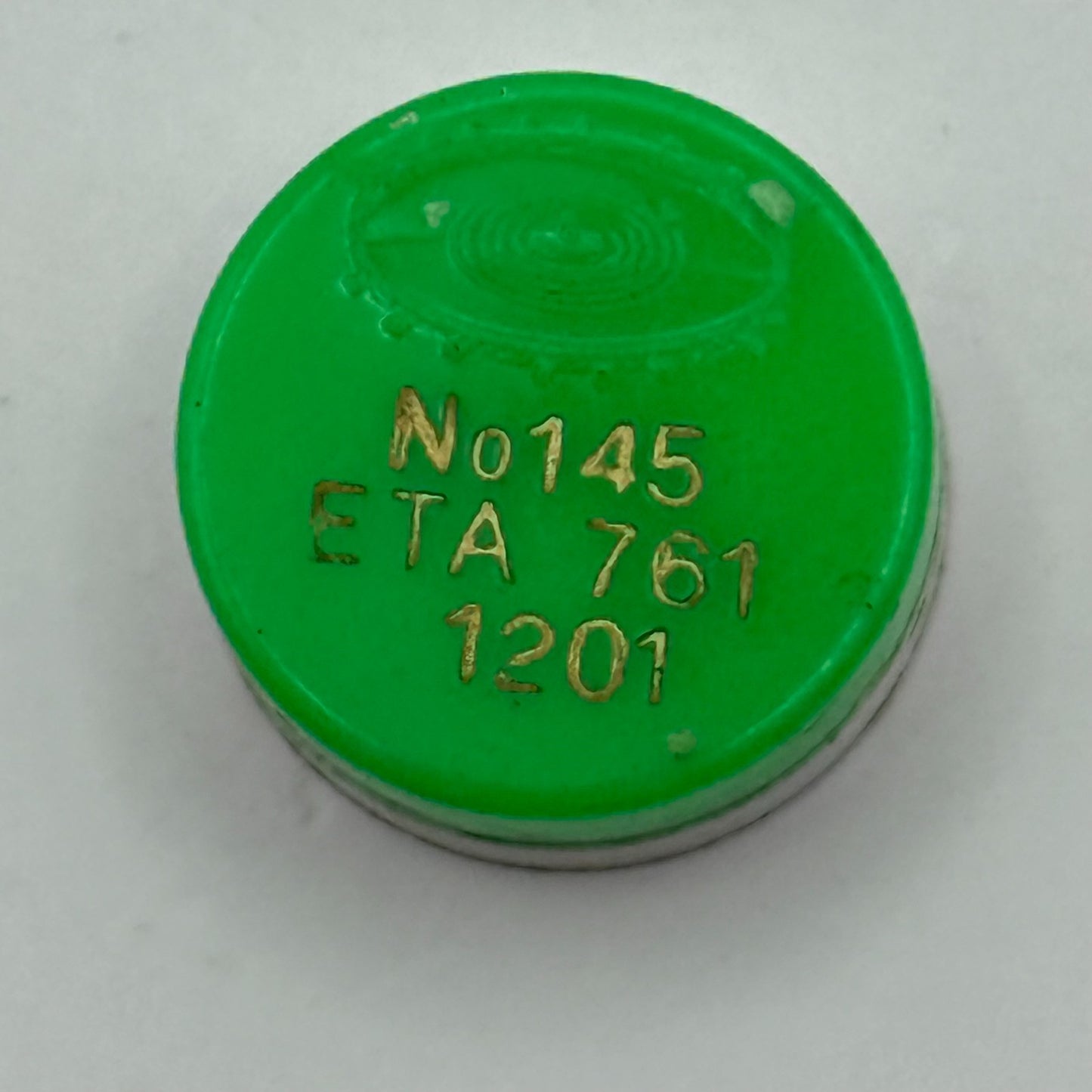 ETA 761 1201 Balance Wheel Complete And Spring 145 Watch Movement Parts NOS 