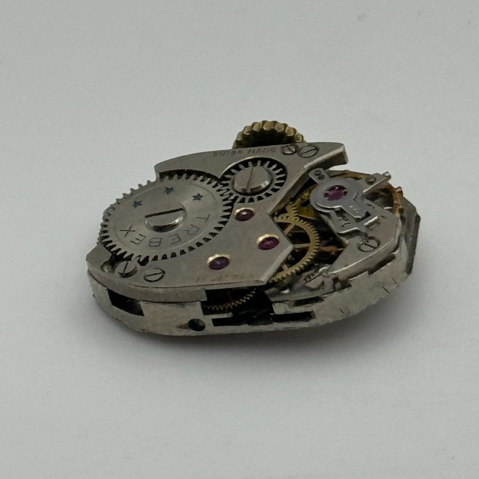 12.7mm Running Trebex FHF 190 Manual Wind 17 Jewels Swiss Watch Movement PARTS