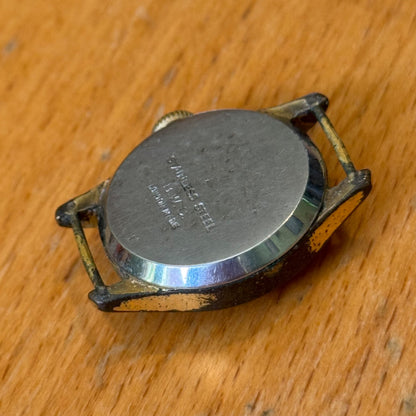 22mm Vintage Accurist Sweep Seconds 15 Jewels Manual Wind Watch PARTS / REPAIR