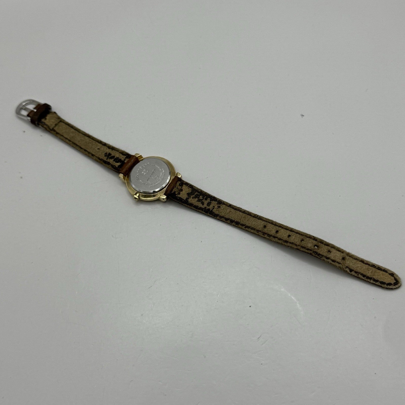 23mm Working Ladies Vintage Courreges Paris V401-0700 White Dial Quartz Watch