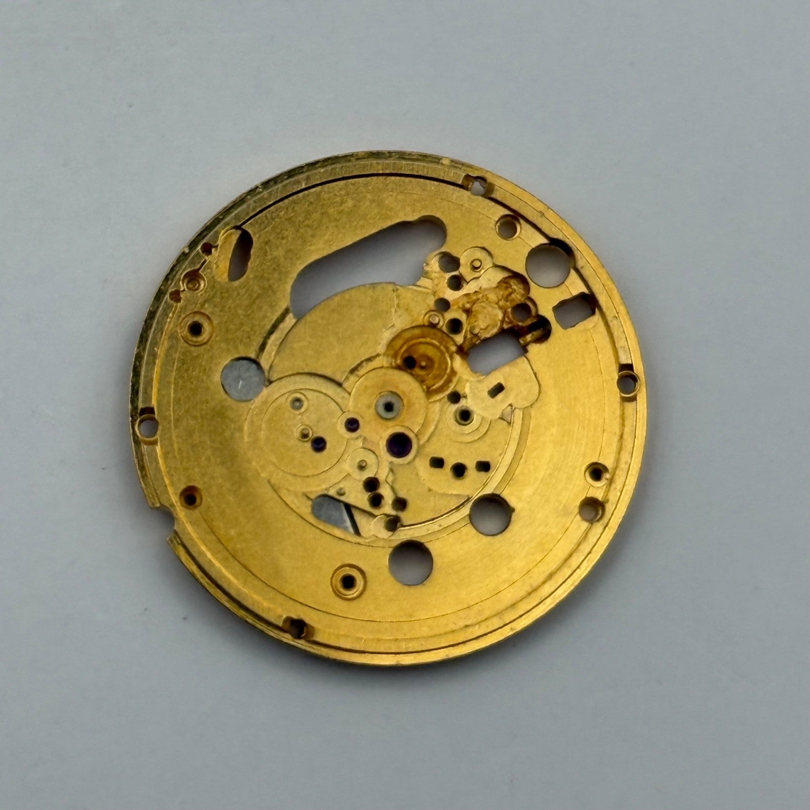 ETA 955.432 Watch Movement Main Plate Quartz Vintage Swiss Parts Repair 23.8mm