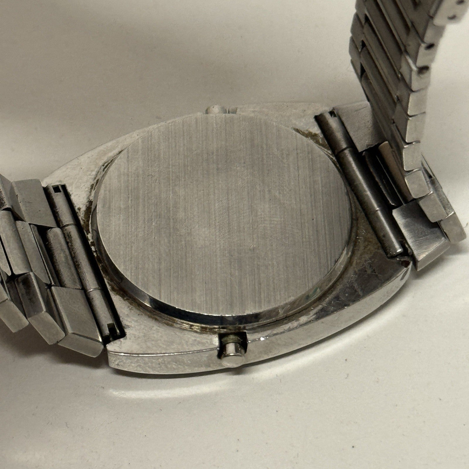 37mm Tissot 2040 Liquid Crystal 40626 - 2144 Quartz LCD Vintage Watch FOR PARTS