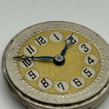 23.6mm Cyma Ref 030 Manual Wind Watch Movement Swiss Vintage PARTS SPARES