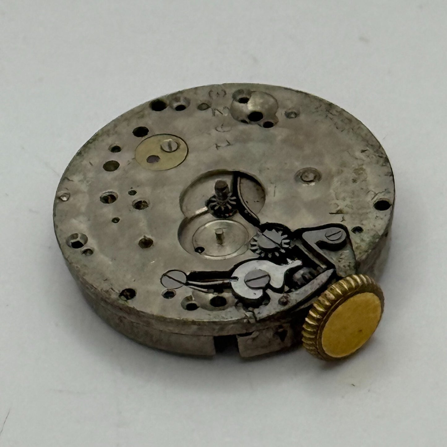 20.2mm Vintage Movado 15 Jewels Manual Wind Watch Movement PARTS REPAIR