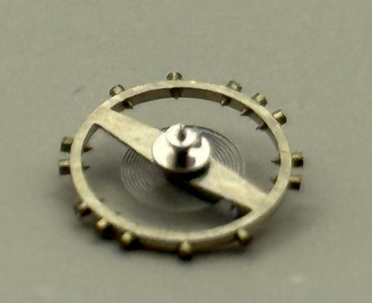 AS 415 Balance Wheel Complete And Spring 9¾’’’ 19 Watch Movement Parts NOS 