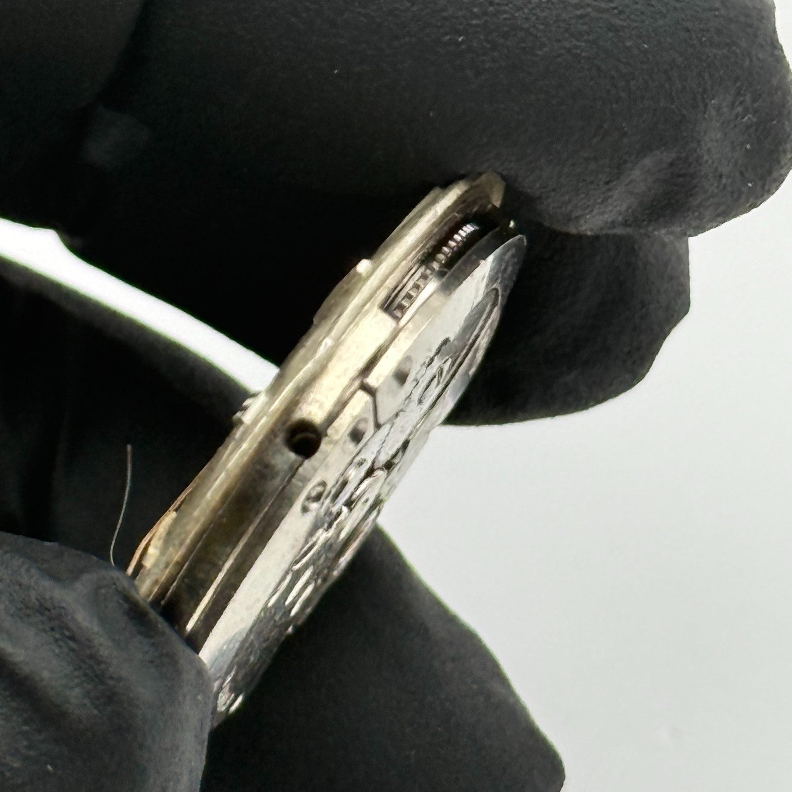 AS 1702/03 Watch Movement Date Rotary Manual Wind Vintage Swiss Parts 25.9mm