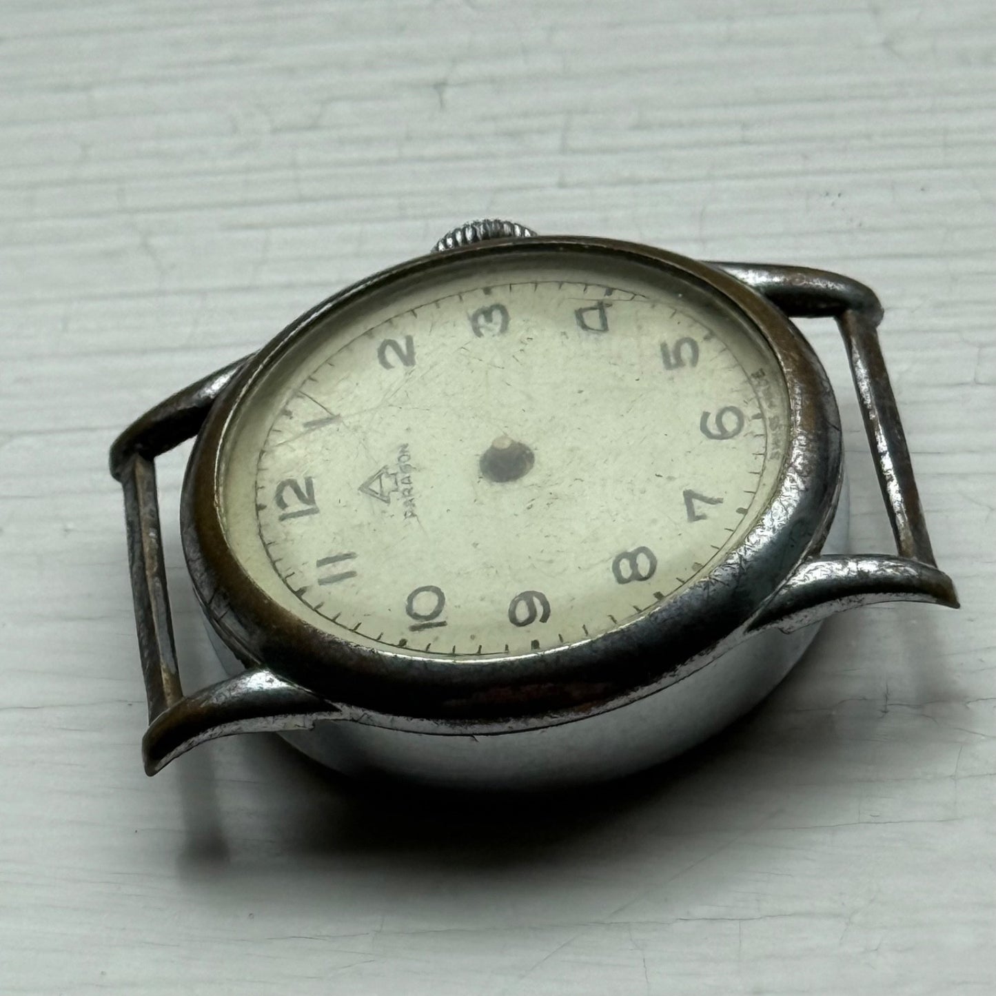 32mm Men's Vintage Paragon Swiss Made Manual Wind Watch FOR PARTS / REPAIR