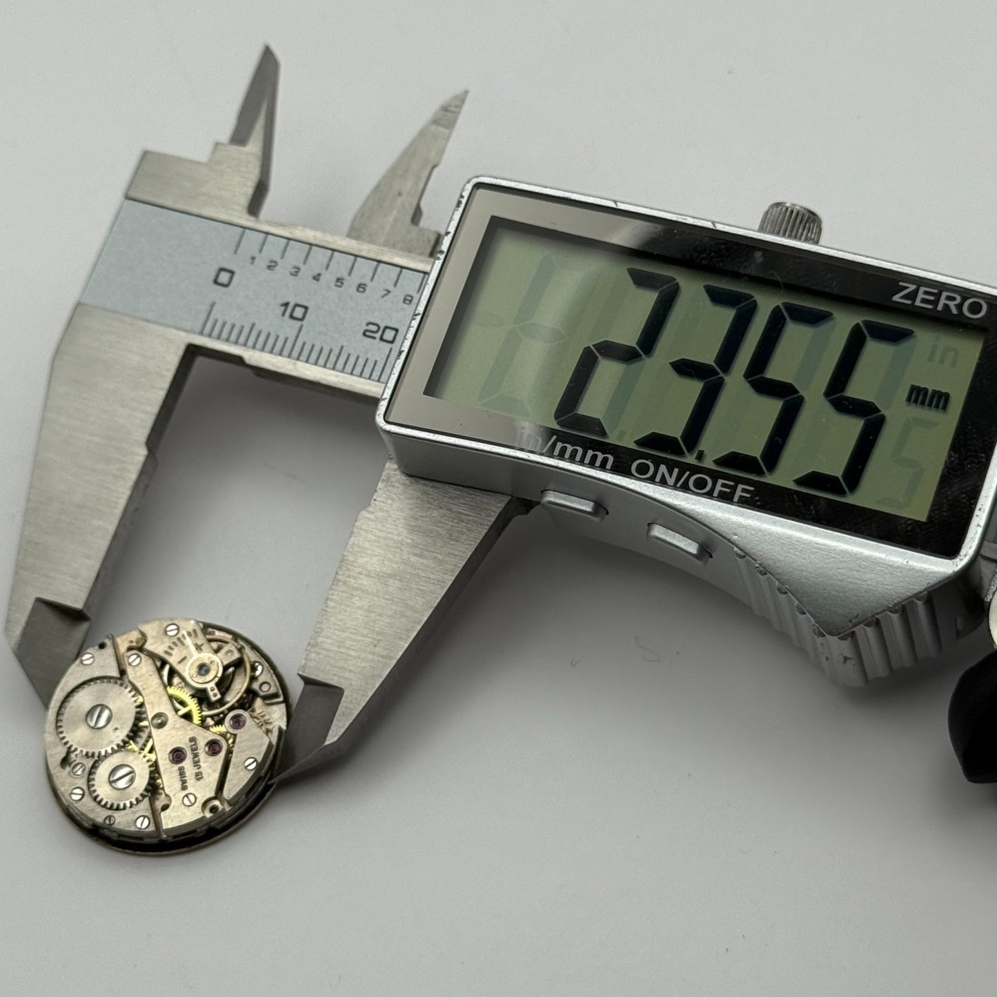 Avia AS 1123 1124 Watch Movement Manual Wind Vintage Swiss Parts Repair 23.5mm