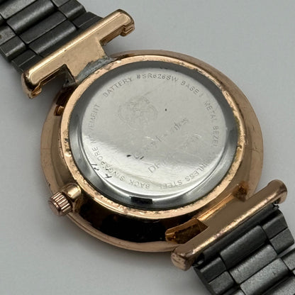 Working Daisy Fuentes Sub Seconds Ladies 33mm Quartz Watch DF145RGGY New Battery