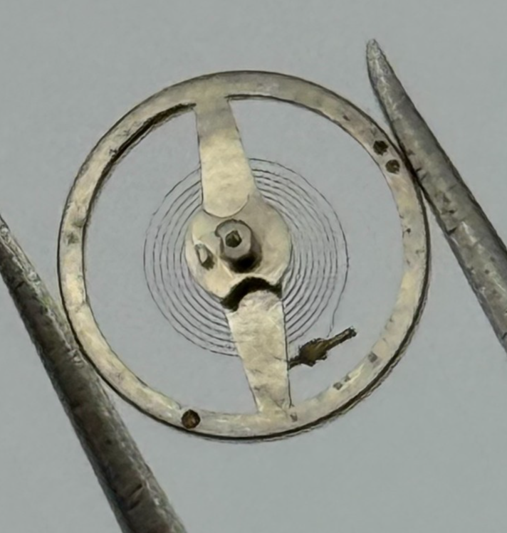 Oris 380 Balance Wheel Complete And Spring 6¾-8’’’ 398 M Watch Movement Parts 