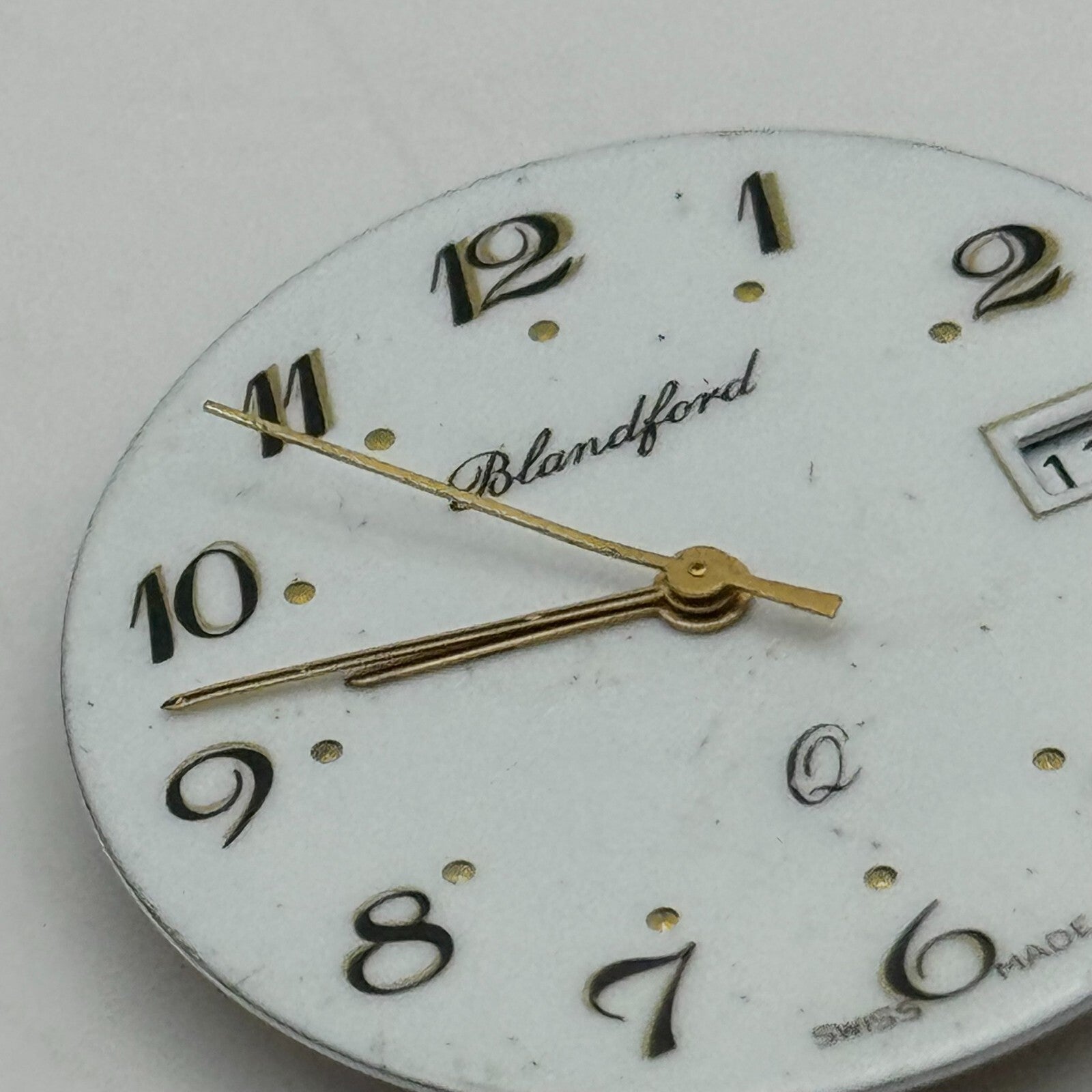 31.1mm Blandford ETA F05.11A Quartz Watch Movement Vintage UNTESTED PARTS SPARES