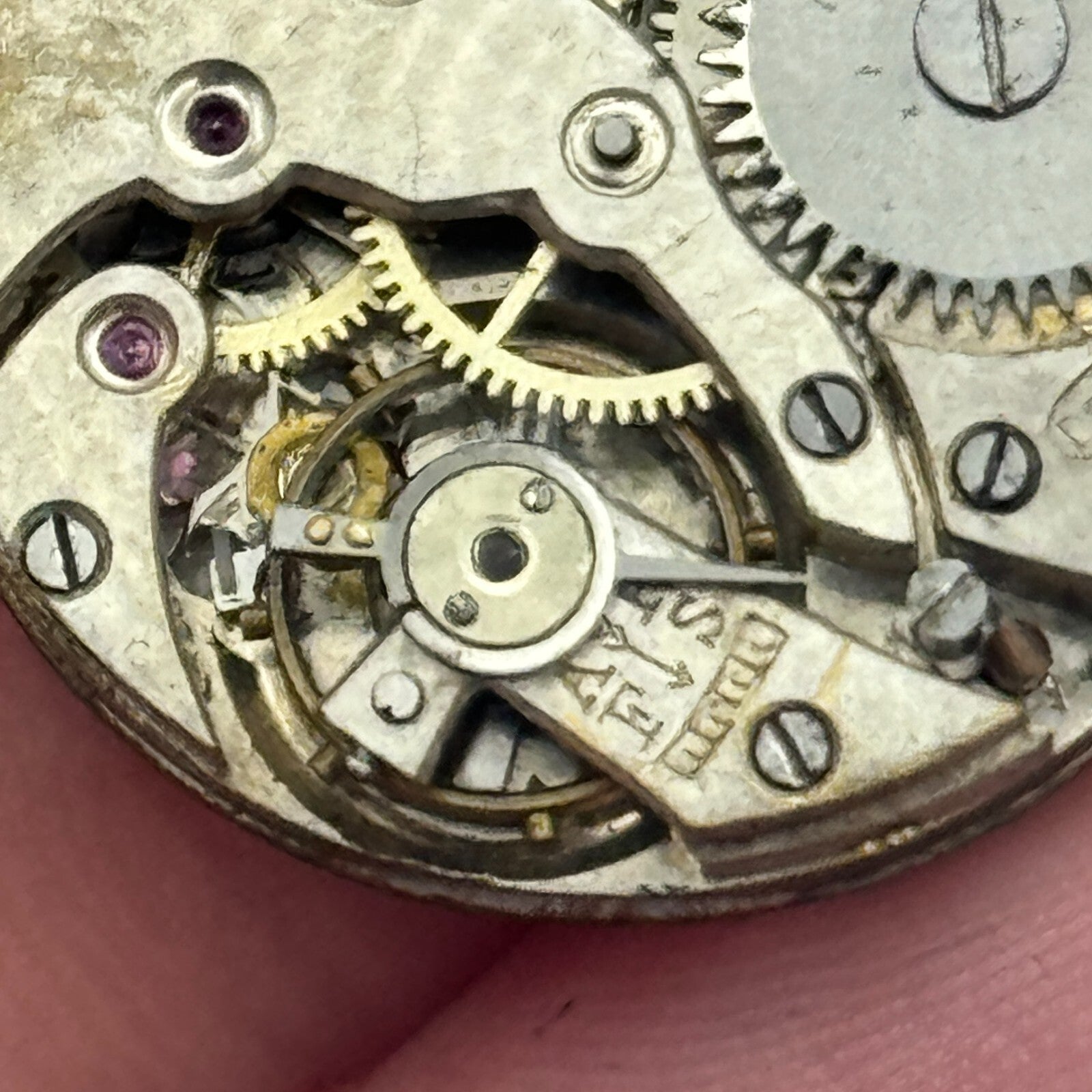 23.7mm D F & C Dimier Freres & Cie Trench Watch Movement Manual Wind PARTS SPARE