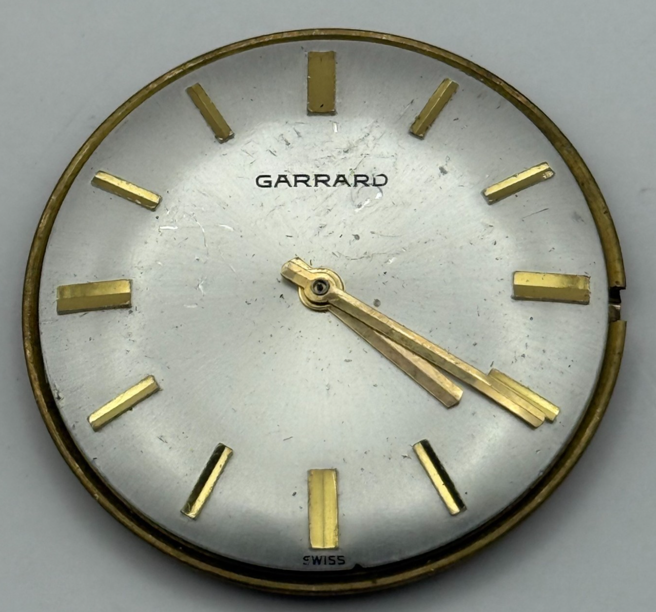 Garrard ETA 2391 Watch Movement Manual Wind Vintage Swiss Parts Repair 30.3mm
