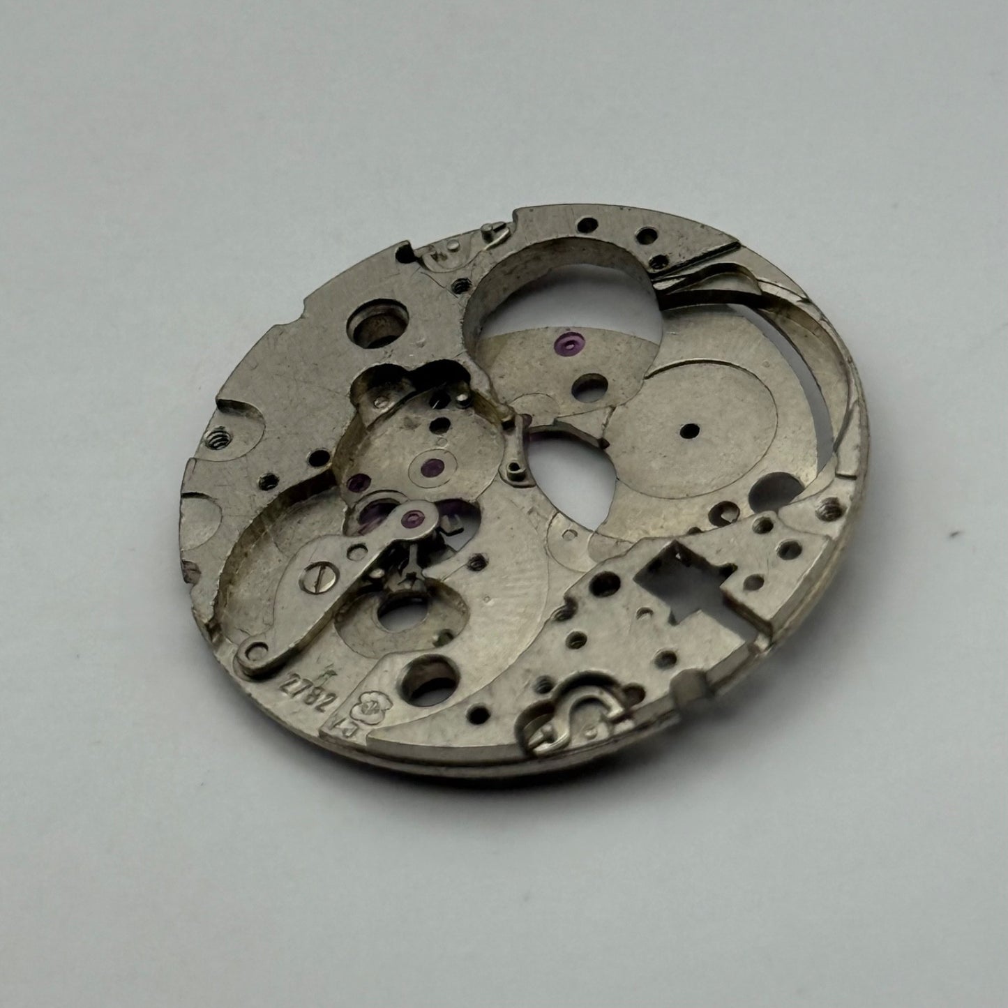 ETA 2782 VJ Watch Movement Main Plate Manual Wind Vintage Swiss Parts 25.9mm