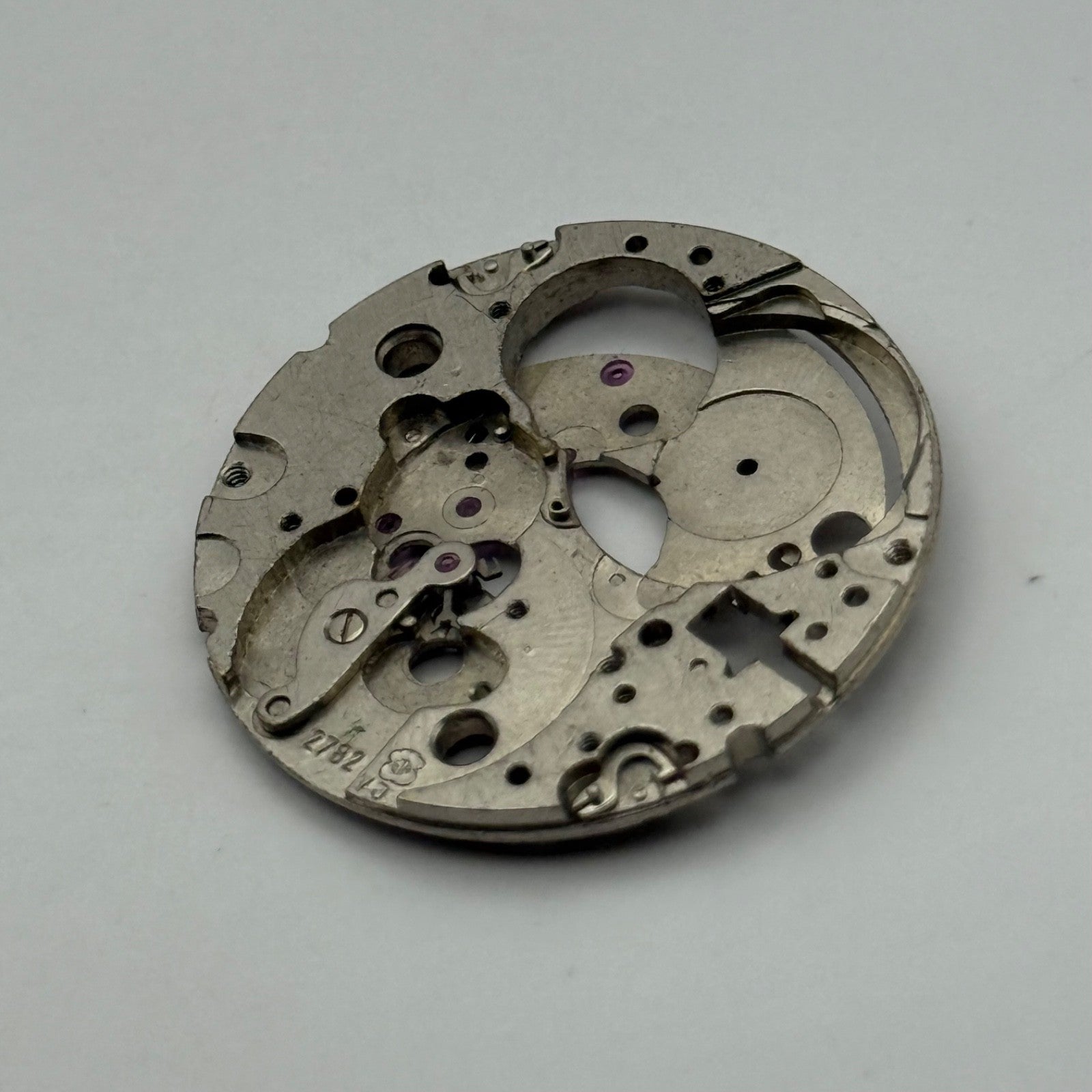 ETA 2782 VJ Watch Movement Main Plate Manual Wind Vintage Swiss Parts 25.9mm