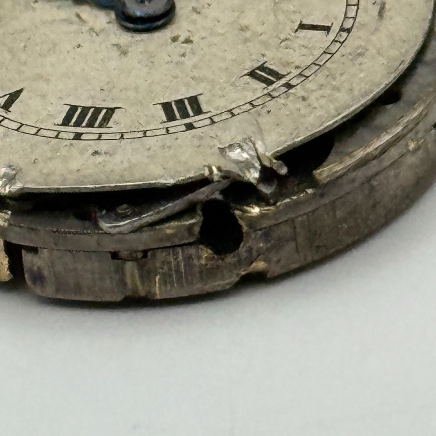 Possibly Movado Watch Movement Manual Wind Vintage Swiss Parts Repair 24.3mm